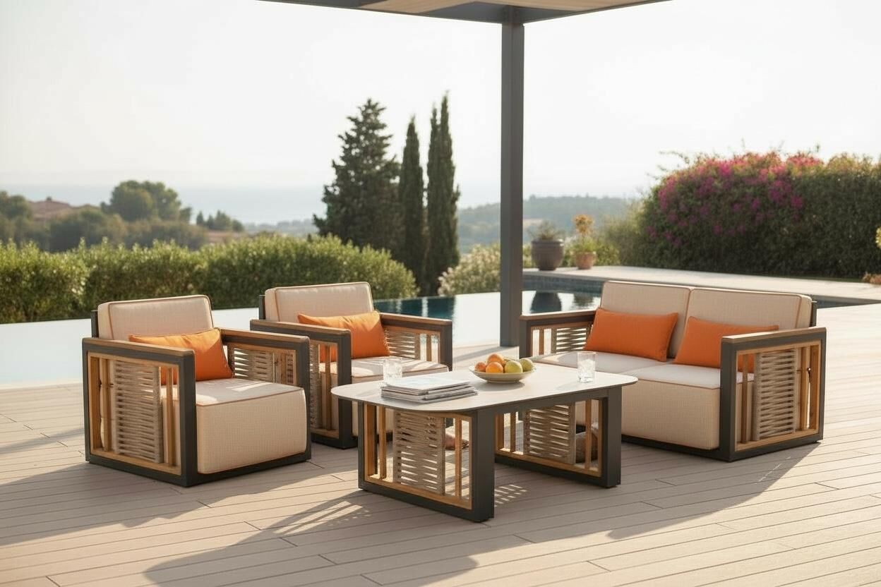 Roma Lounge Oturma Grubu | Alüminyum