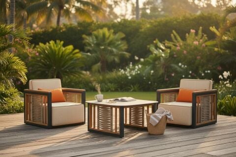 Roma Lounge Oturma Grubu | Alüminyum