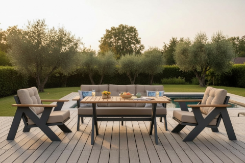 Lotus Oturma Grubu | Alüminyum