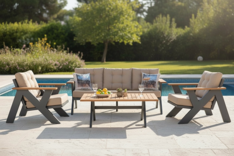 Lotus Oturma Grubu | Alüminyum