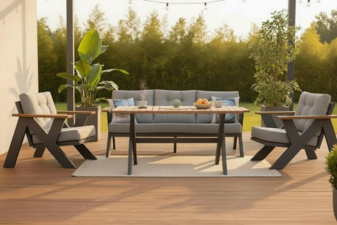 Lotus Oturma Grubu | Alüminyum