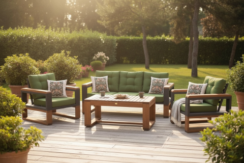 Boss Oturma Grubu | İroko & Alüminyum