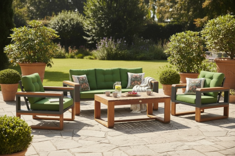 Boss Oturma Grubu | İroko & Alüminyum